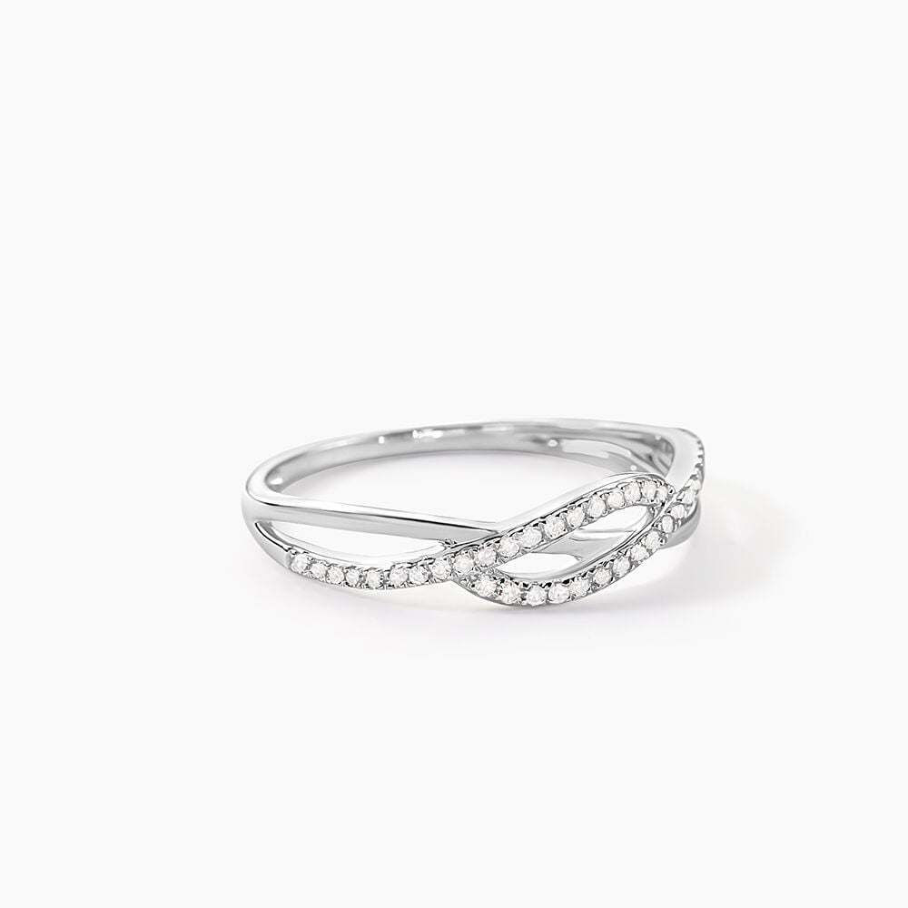 Bague Ursulla Or Blanc Diamant - Parures de mariage Femme | Marc Orian