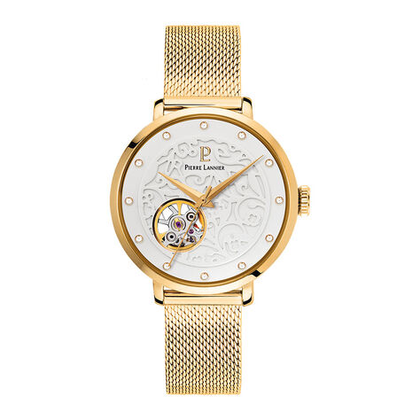 Montre Pierre Lannier Eolia Blanc - Montres automatique Femme | Marc Orian