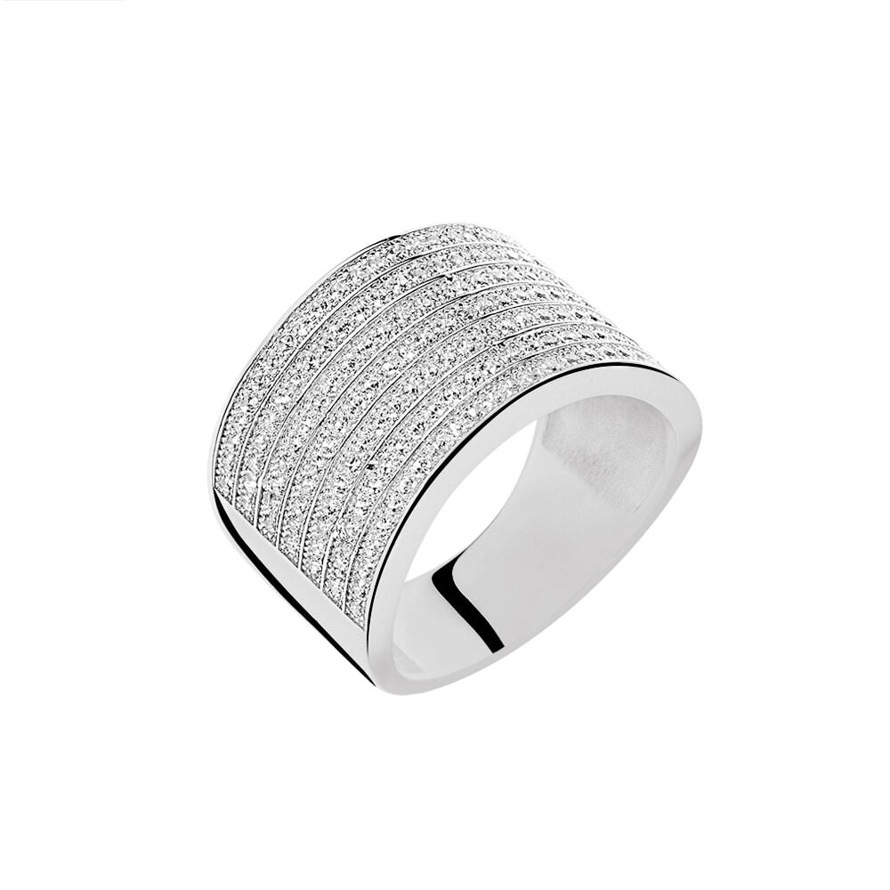 Bague Lauryne Argent Oxyde De Zirconium - Bagues avec pierre Femme | Marc Orian