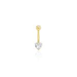 Piercing Cornelis Or Jaune Oxyde De Zirconium - Piercing Nombril Femme | Marc Orian
