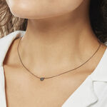 Collier Teani Or Blanc Diamant - Colliers avec pierres Femme | Marc Orian