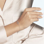 Bracelet Argent Blanc Waly - Bracelets fantaisie Femme | Marc Orian