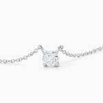 Collier One Or Blanc Diamant - Colliers solitaires Femme | Marc Orian