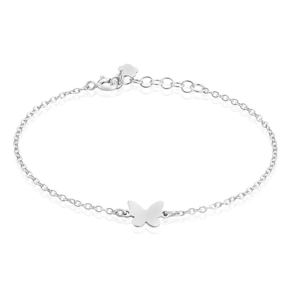Bracelet Papilio Argent Blanc - Bracelets chaînes Femme | Marc Orian