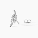 Boucles D'oreilles Puces Alma Argent Blanc Oxyde De Zirconium - Puces Femme | Marc Orian