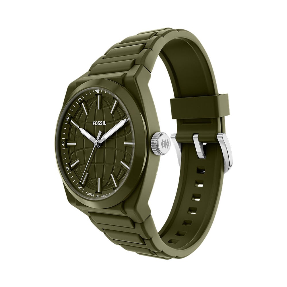 Montre Fossil Everett 3 Hand Kaki - Montres &eacute;tanches Homme | Marc Orian