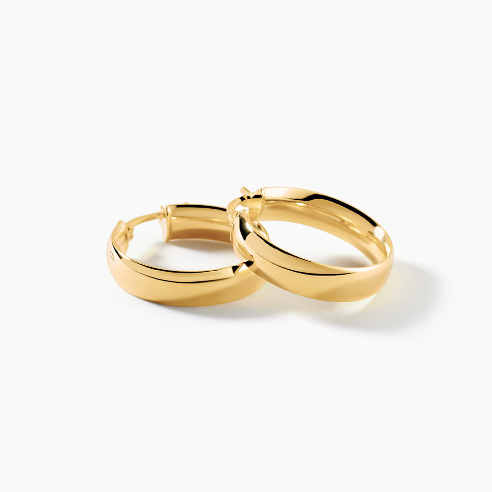 Cr&eacute;oles Terezia Argent Dor&eacute; A L'Or 750/1000 - Cr&eacute;oles Femme | Marc Orian