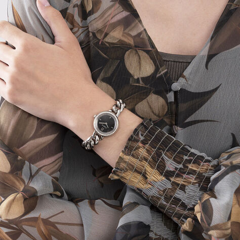 Montre Furla Chain Round Noir - Montres classiques Femme | Marc Orian