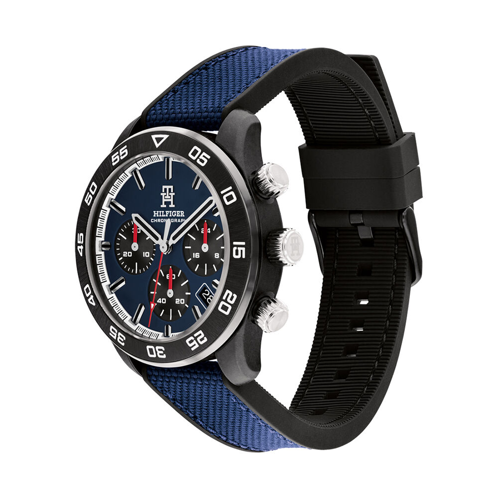 Montre Tommy Hilfiger Th85 Carbon Bleu -  Homme | Marc Orian