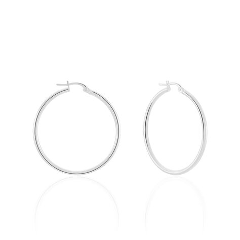 Créoles Verania Or Blanc - Créoles Femme | Marc Orian