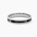 Alliance Navid Ruban Plat Palladium Blanc - Alliances personnalisées Famille | Marc Orian