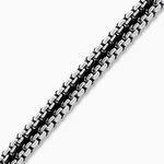 Bracelet Dilhan Acier Blanc - Bracelets cordons Homme | Marc Orian