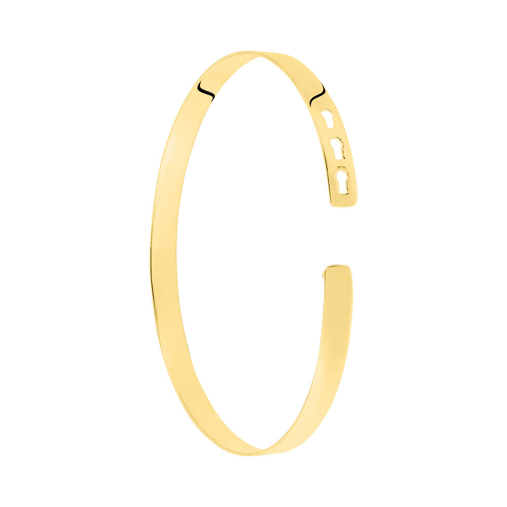 Bracelet Jonc Argent Jaune - Bracelets joncs Femme | Marc Orian