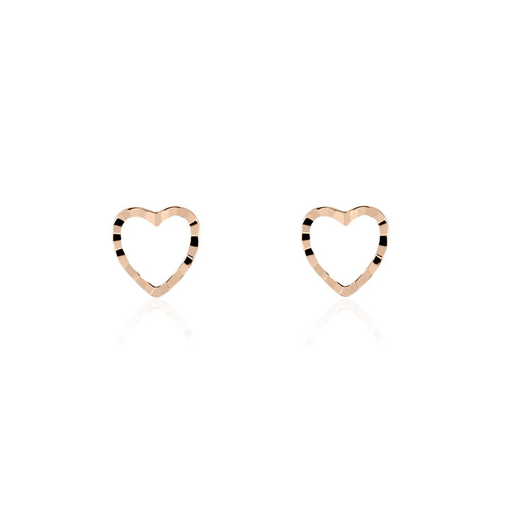 Boucles D'oreilles Unisexe I Love Moustache – Cœur Blanc Sur Fond Noir, 10 Mm – Cadeau Humoristique Pour Anniversaire, Saint-Valentin - 3