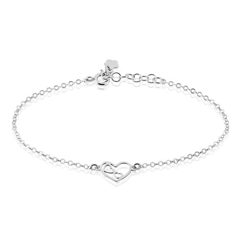 Bracelet Argent Blanc Severiano - Bracelets chaînes Femme | Marc Orian
