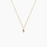 Collier Poem Argent Jaune Topaze Oxyde De Zirconium - Colliers avec pierres Femme | Marc Orian