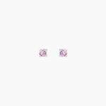 Boucles D'oreilles Puces Tehora Argent Blanc Oxyde De Zirconium - Puces Femme | Marc Orian
