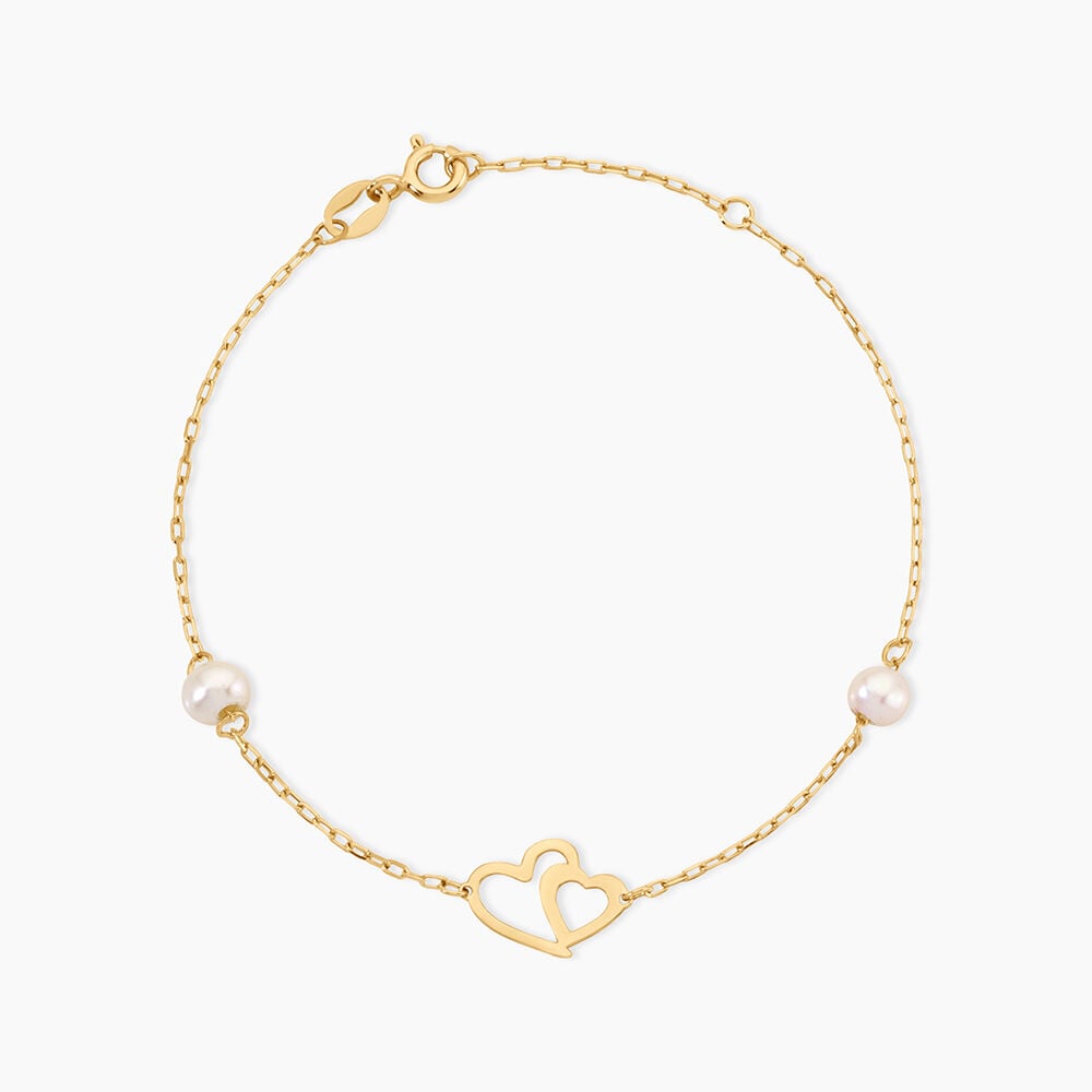 Bracelet Cenzo Argent Dor&eacute; A L'Or 750/1000 Perle De Culture - Bracelets cha&icirc;nes Femme | Marc Orian