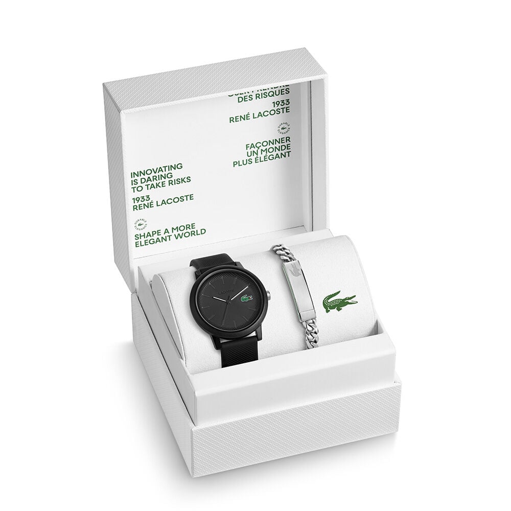 Coffret De Montre Lacoste .12.12 Noir - Montres Homme | Marc Orian