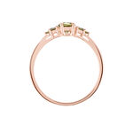 Bague Rainbow Argent Rose Oxyde De Zirconium - Bijoux fantaisie Femme | Marc Orian