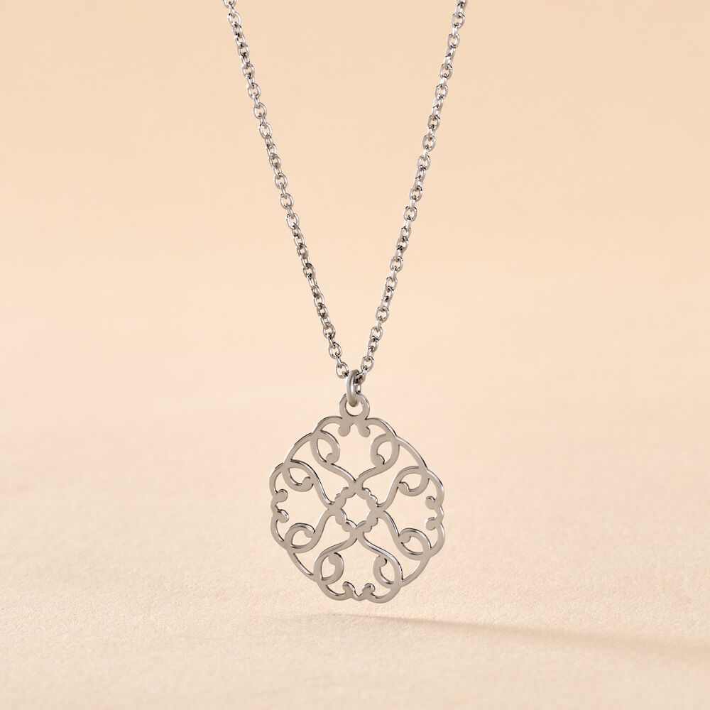 Collier Lev Argent Blanc - Colliers fantaisie Femme | Marc Orian