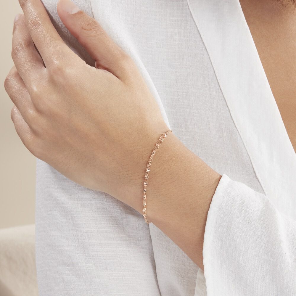 Bracelet Plaqué Or Jaune Makayla - Bracelets chaînes Femme | Marc Orian