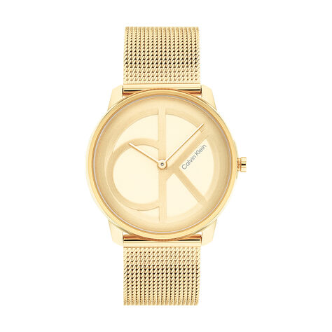 Montre Calvin Klein Iconic Mesh Champagne - Montres &eacute;tanches Femme | Marc Orian