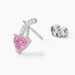 Boucles D'oreilles Puces Argent Blanc Avalon Oxyde De Zirconium - Puces Femme | Marc Orian