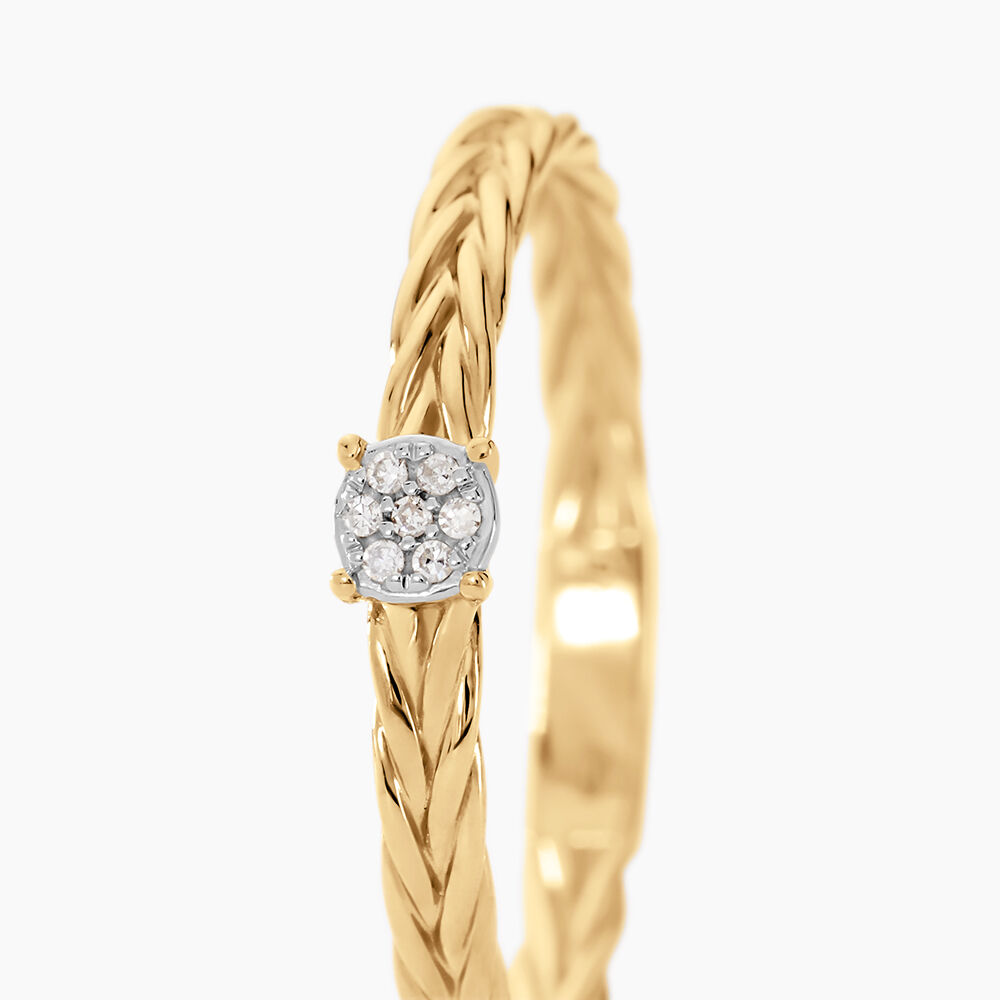 Bague Euthymius Or Jaune Diamant - Parures de mariage Femme | Marc Orian