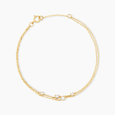 Bracelet Mordikai Or Jaune Oxyde De Zirconium - Bracelets chaînes Femme | Marc Orian