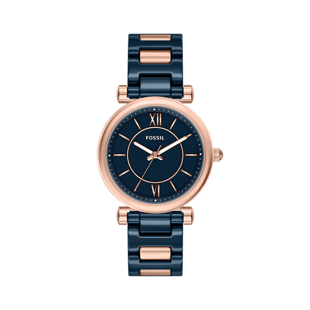 Montre Fossil Carlie 38 Bleu - Montres &eacute;tanches Femme | Marc Orian