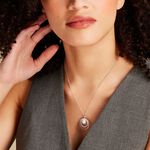 Collier Oksana Argent Blanc Perle De Culture - Colliers avec pierres Femme | Marc Orian