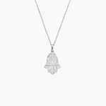 Pendentif Luce-marie Argent Blanc - Bijoux fantaisie Femme | Marc Orian