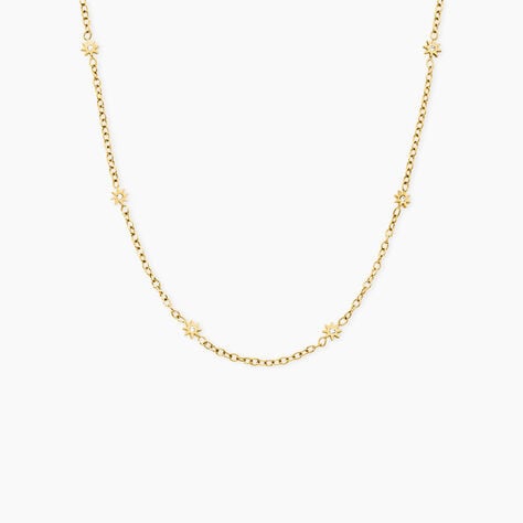 Collier Alma Acier Jaune Cristal - Colliers avec pierres Femme | Marc Orian