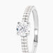 Bague Dayna Or Blanc Oxyde De Zirconium - Solitaires Femme | Marc Orian