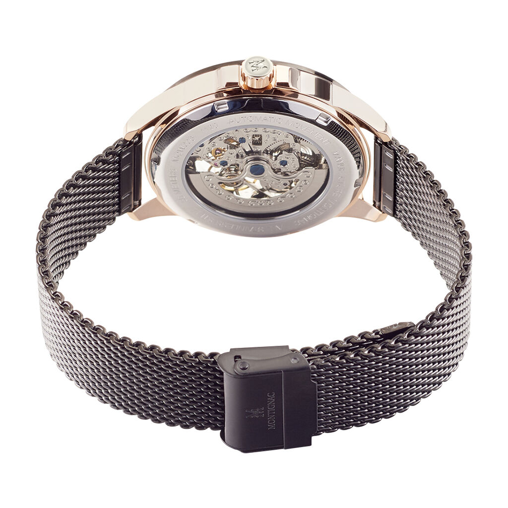 Montre Montignac S Automatique Noir - Montres automatique Homme | Marc Orian