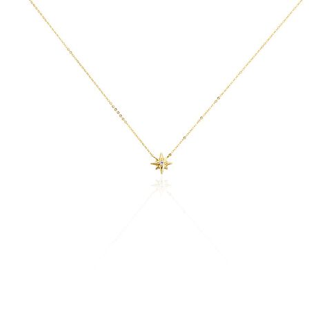 Collier Alastar Or Jaune Oxyde De Zirconium - Colliers avec pierres Femme | Marc Orian