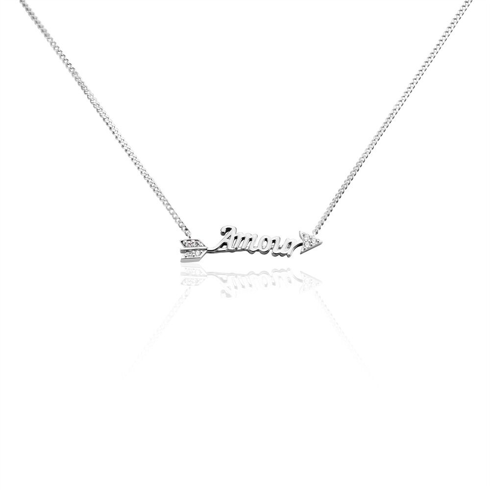 Collier Argent Ronky Oxydes De Zirconium - Colliers avec pierres Femme | Marc Orian