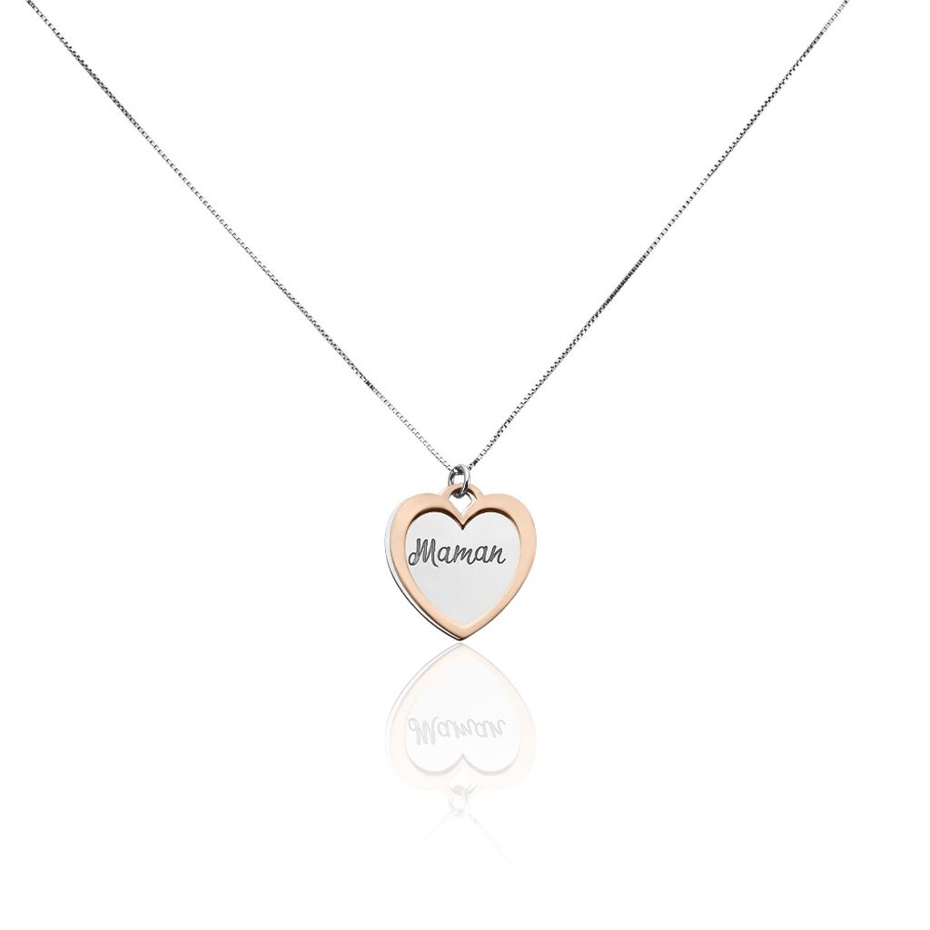 Collier Argent Bicolore Jiya - Colliers fantaisie Femme | Marc Orian