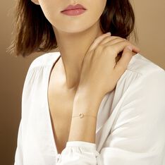 Bracelet Lim Or Jaune Oxyde De Zirconium - Bracelets chaînes Femme | Marc Orian