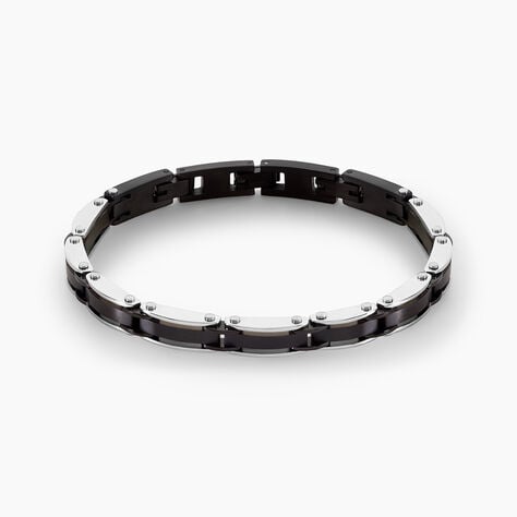 Bracelet Jourdan Acier Noir - Bracelets cha&icirc;nes Homme | Marc Orian