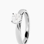 Bague Solitaire Platine Blanc Diamant - Solitaires Femme | Marc Orian