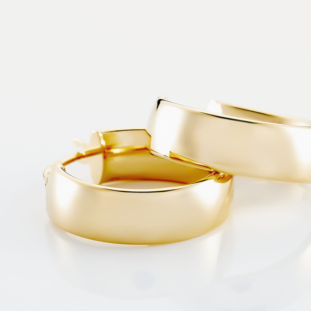 Cr&eacute;oles Terezia Or Jaune - Cr&eacute;oles Femme | Marc Orian