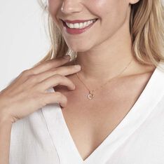 Pendentif Aereda Or Jaune Oxyde De Zirconium - Pendentifs Femme | Marc Orian