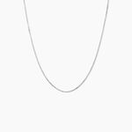 Cha&icirc;ne Alyze Argent Blanc - Colliers fantaisie Femme | Marc Orian