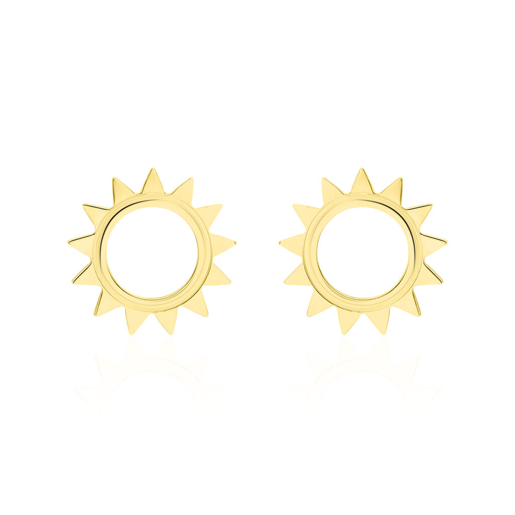 Boucles D'oreilles Puces Louki Or Jaune - Puces Femme | Marc Orian