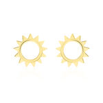 Boucles D'oreilles Puces Louki Or Jaune - Puces Femme | Marc Orian