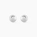 Boucles D'oreilles Puces Virgie Argent Blanc - Puces Femme | Marc Orian