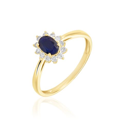 Bague Or Jaune Vladimir Saphir - Solitaires Femme | Marc Orian