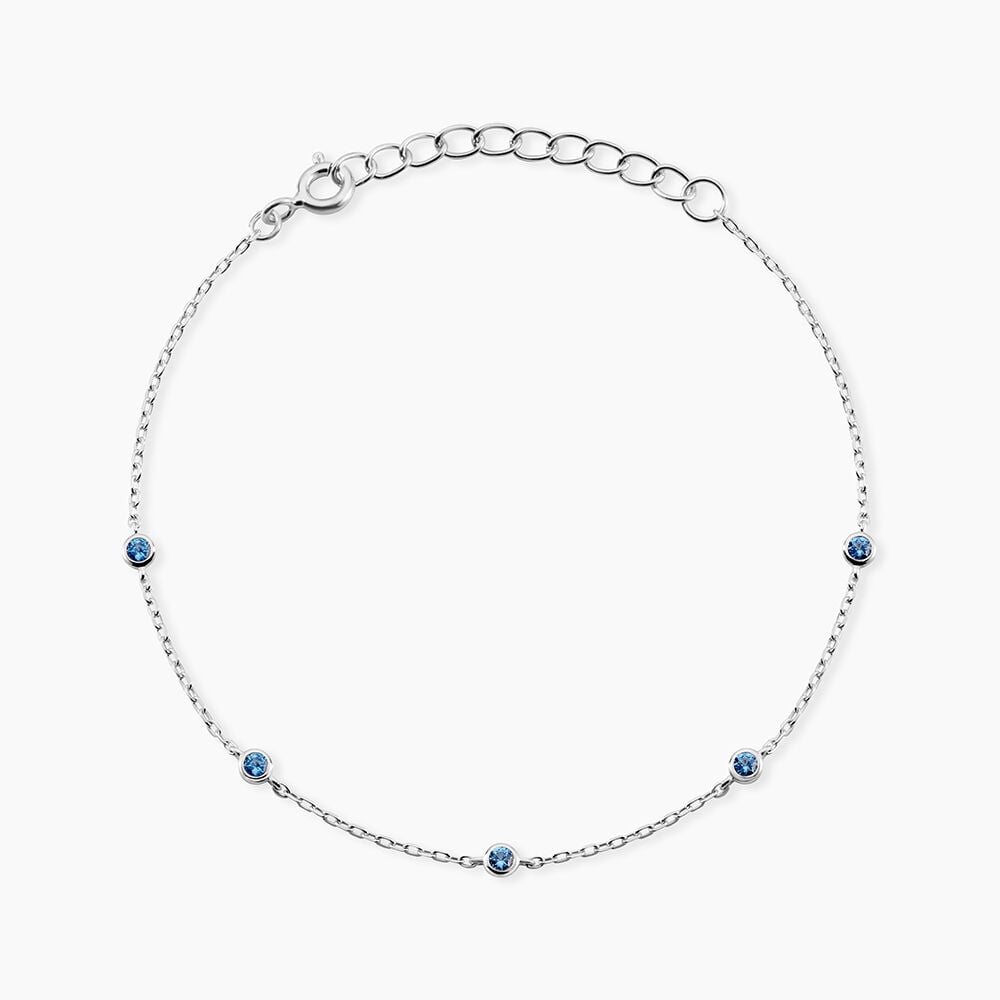 Bracelet Thesee Argent Blanc Oxyde De Zirconium - Bracelets fantaisie Femme | Marc Orian